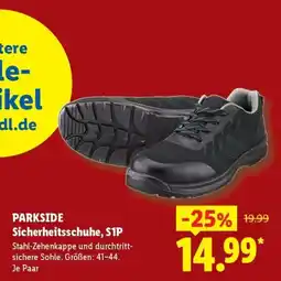 Lidl PARKSIDE Sicherheitsschuhe, S1P Angebot