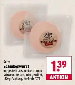 Wasgau Seitz Schinkenwurst Angebot