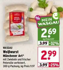 Wasgau WASGAU Weißwurst Münchener Art* Angebot