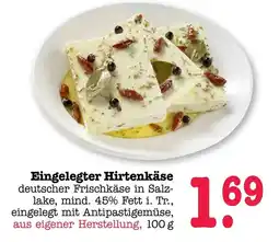 Scheck-in-Center Eingelegter Hirtenkäse Angebot