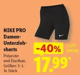 Lidl NIKE PRO Damen-Unterziehshorts Angebot