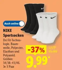 Lidl NIKE Sportsocken Angebot