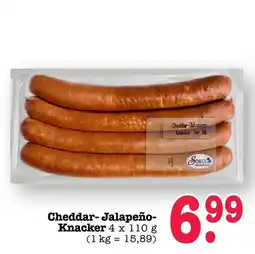 Scheck-in-Center Cheddar-Jalapeño-Knacker Angebot
