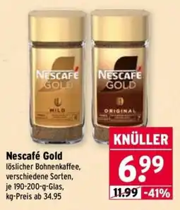 Wasgau Nescafé Gold Angebot