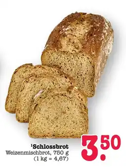 Scheck-in-Center Schlossbrot Weizenmischbrot Angebot