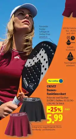 Lidl CRIVIT Damen-Funktionsskort Angebot
