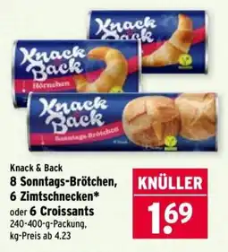 Wasgau Knack & Back Sonntags-Brötchen Angebot