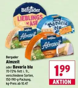 Wasgau Bergader Almzeit oder Bavaria blu Angebot