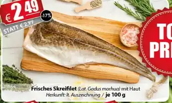 LEDO Frisches Skreifilet 100g Angebot