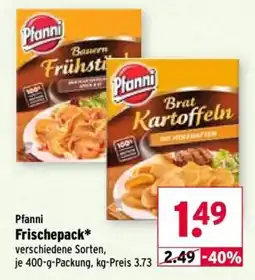 Wasgau Pfanni Frischepack* Angebot