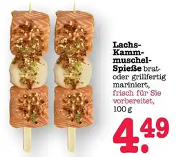Scheck-in-Center Lachs-Kamm-muschel-Spieße Angebot