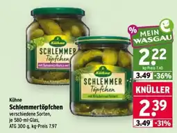 Wasgau Kühne Schlemmertöpfchen Angebot