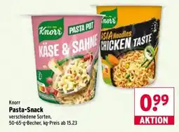Wasgau Knorr Pasta-Snack Angebot