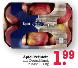Scheck-in-Center Äpfel Fräulein Angebot
