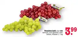 Scheck-in-Center Trauben hell oder rot Angebot
