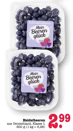 Scheck-in-Center Kulturheidelbeeren Mein Beeren glück Angebot