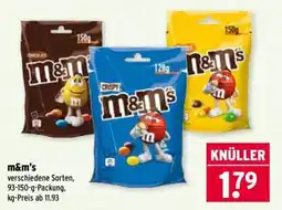 Wasgau m&m's Angebot