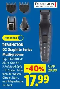 Lidl REMINGTON G2 Graphite Series Multigroom Angebot