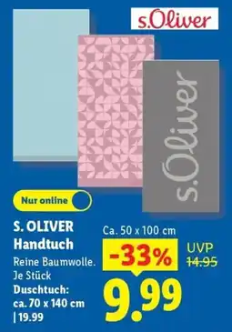 Lidl S. OLIVER Handtuch Angebot