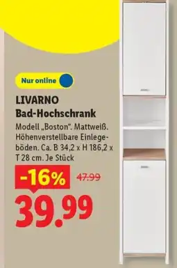 Lidl LIVARNO Bad-Hochschrank Angebot