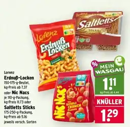 Wasgau Lorenz Erdnuß-Locken Angebot