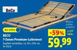 Lidl BECO 7-Zonen Premium-Lattenrost Angebot