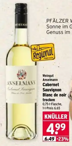Wasgau Weingut Anselmann Cabernet Sauvignon Blanc de noir Angebot