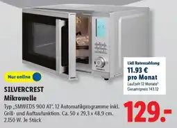 Lidl SILVERCREST Mikrowelle Angebot