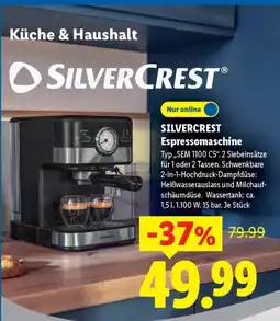 Lidl SILVERCREST Espressomaschine Angebot