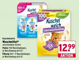Wasgau Kuschelweich Waschmittel* Angebot