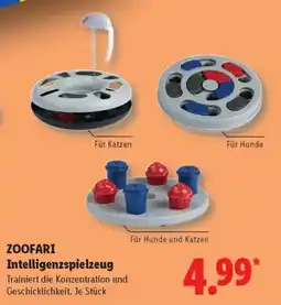 Lidl ZOOFARI Intelligenzspielzeug Angebot