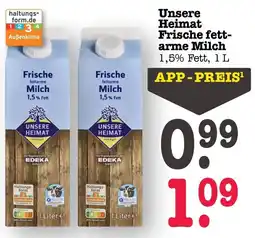 Scheck-in-Center Frische fettarme Milch Angebot