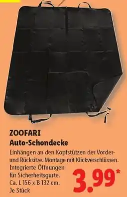 Lidl ZOOFA RI Auto-Schondecke Angebot