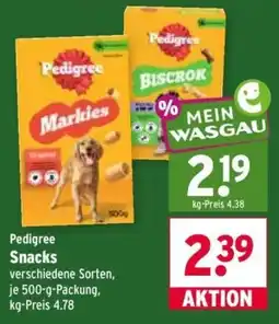 Wasgau Pedigree Snacks Angebot