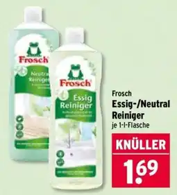 Wasgau Frosch Essig-/Neutral Reiniger Angebot