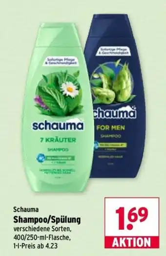 Wasgau Schauma Shampoo/Spülung Angebot