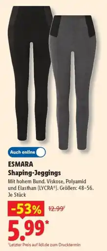 Lidl ESMARA Shaping-Jeggings Angebot