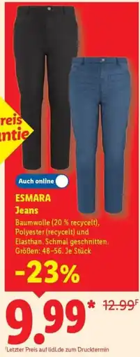 Lidl ESMARA Jeans Angebot
