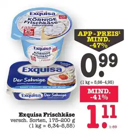 Scheck-in-Center Exquisa Frischkäse Angebot