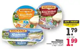 Scheck-in-Center Milkana Schmelzkäse Angebot