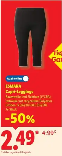 Lidl ESMARA Capri-Leggings Angebot