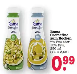 Scheck-in-Center Rama Cremefine zum Kochen Angebot