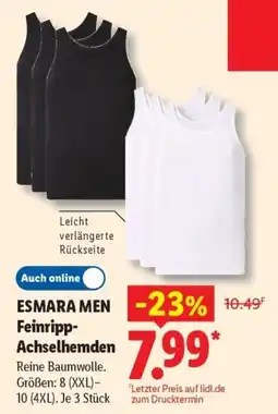 Lidl ESMARA MEN Feinripp-Achselhemden Angebot