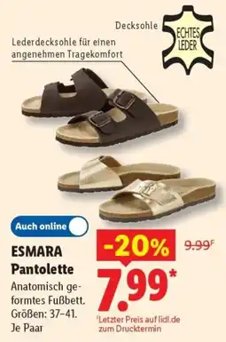 Lidl ESMARA Pantolette Angebot