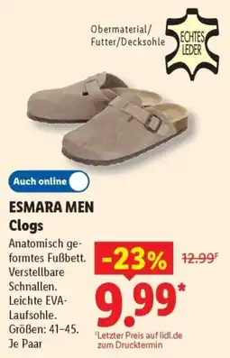 Lidl ESMARA MEN Clogs Angebot