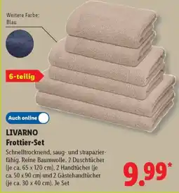 Lidl LIVARNO Frottier-Set Angebot
