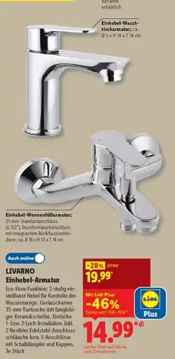 Lidl LIVARNO Einhebel-Armatur Angebot