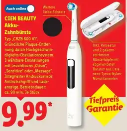 Lidl CIEN BEAUTY Akku-Zahnbürste Angebot