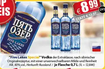 LEDO Five Lakes Special Vodka 0,7L Angebot