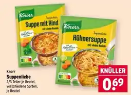 Wasgau Knorr Suppenliebe Angebot